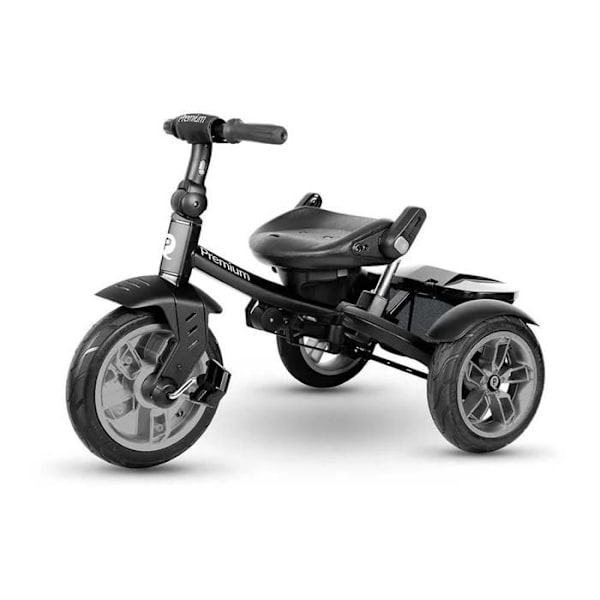 Trike Puslespil - QPLAY - Premium 6 i 1 - Sort - Justerbart sæde - 5 punkt sele