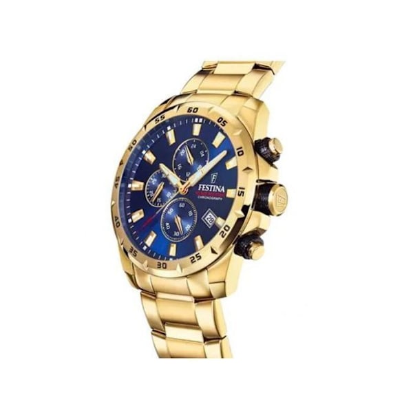 Herre Ur - Festina - F20541/2 - Chrono Sport - Blåt urskive 45.05mm - Vandtæthed 10 Atm Blå