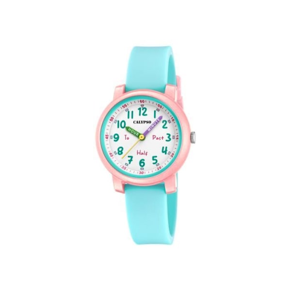 Ur - CALYPSO - K5827/3 - Blå Resin - Vandtæthed 5 ATM - Unisex Børn Rosa, blå, vit