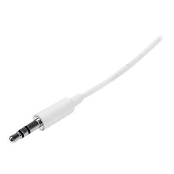 Mini-Jack 3,5 mm ohut stereoäänikaapeli - STARTECH - 1 m - valkoinen