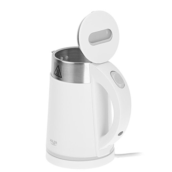 Adler AD1372W 0,6 litran sähkökeitin - 800W Vit