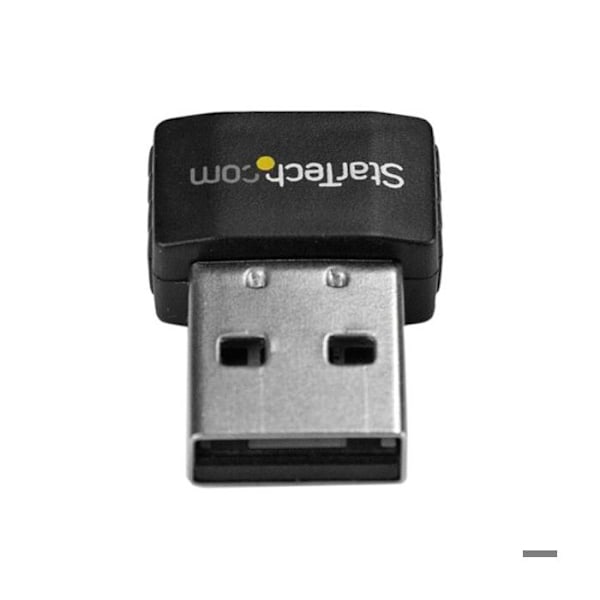 StarTech.com USB WiFi-adapter - AC600 - 802.11ac 1T1R dobbeltbånds nano trådløs netværksadapter - 2,4 GHz / 5 GHz (USB433ACD1X1)