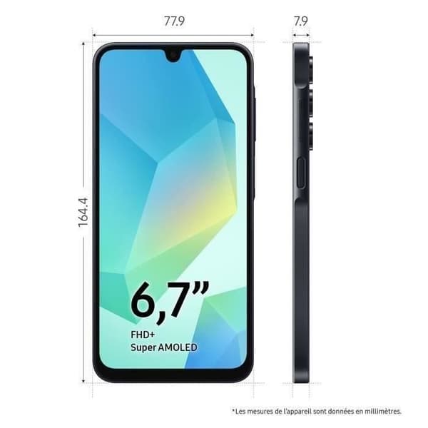 SAMSUNG Galaxy A16 Smartphone 128GB Midnattsblå Midnattsblå