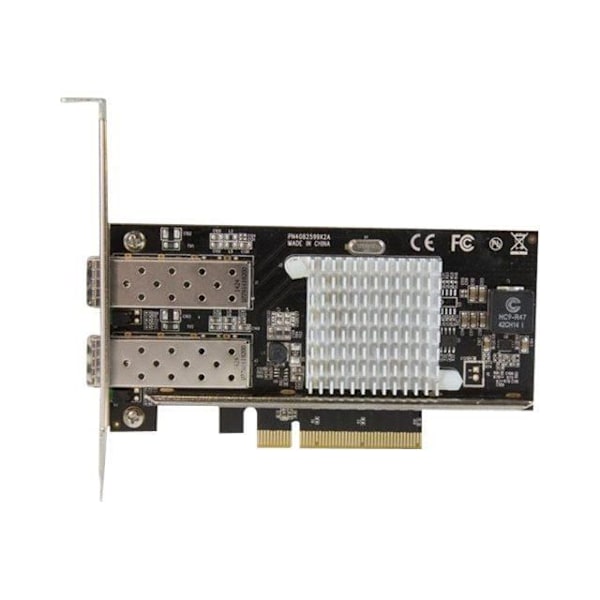 STARTECH 2-porttinen PCI Express Fiber Optic 10 Gigabit Ethernet -verkkokortti avoimella SFP+:lla