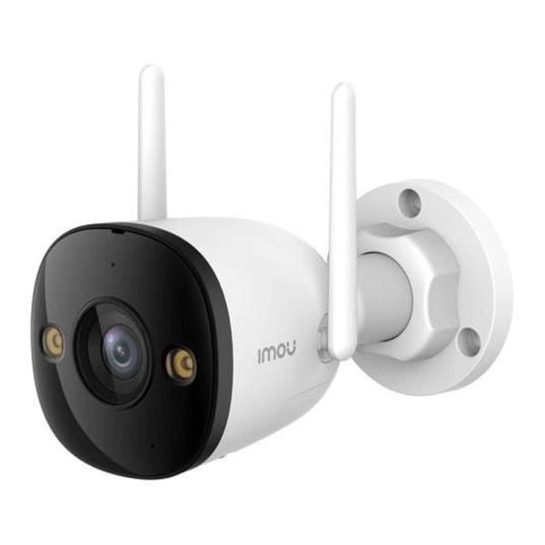 Overvågningskamera - IMOU - IMOUCAMBULLET33MP - 2K Vision - Menneskedetektion - Wi-Fi Hvid