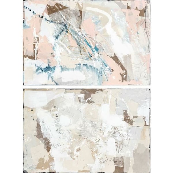 lærred 150 x 3,8 x 100 cm abstrakt 100 x 4 x 150 cm urban (2 enheder)