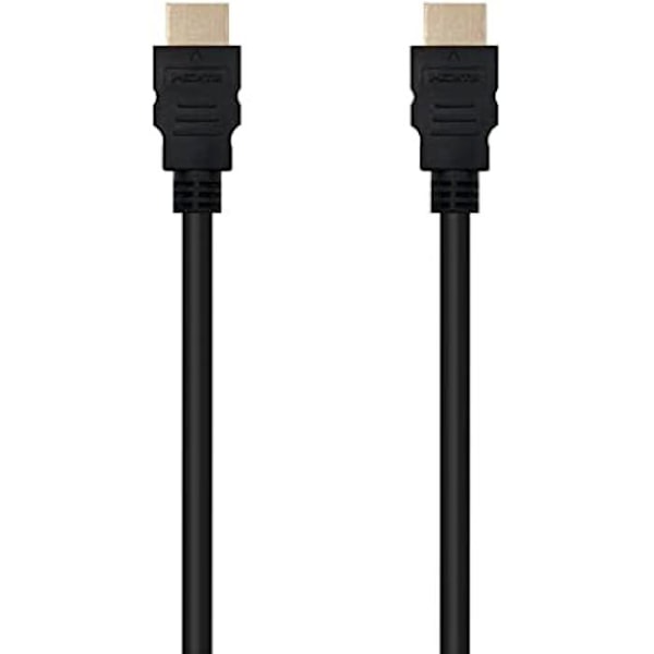 Nanokabel højhastigheds HDMI/HEC-kabel, A/M-A/M, sort, 10 m Svart