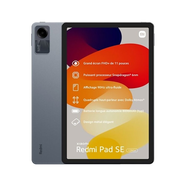 XIAOMI Redmi Pad SE 4 Tablet - 11" - 128GB - Grafitgrå grafit, Grå