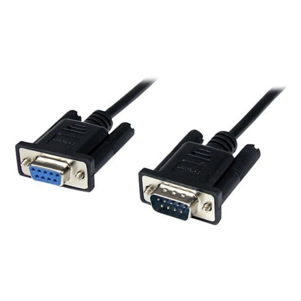 Serial RS232 DB9 Crossover Null Modeemi Kaapeli - STARTECH.COM - 2 m - Musta