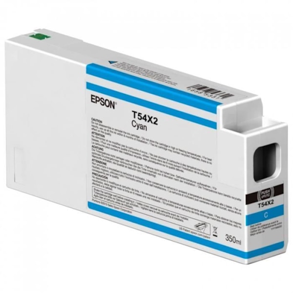EPSON T54X2 plotter blækpatron til SureColor SC-P6000/P7000/P8000/P9000 Cyan printer - 350ml