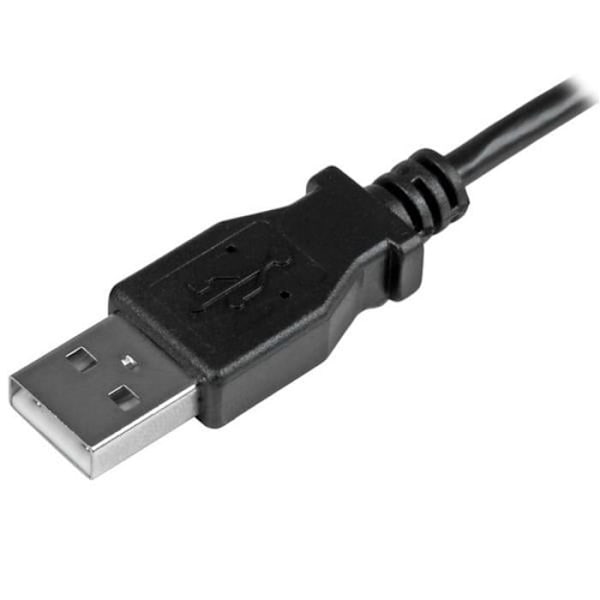 Micro USB -lataus- ja synkronointikaapeli - STARTECH.COM - Vasen kulmaliitin - 0,25 mm² - 1 m