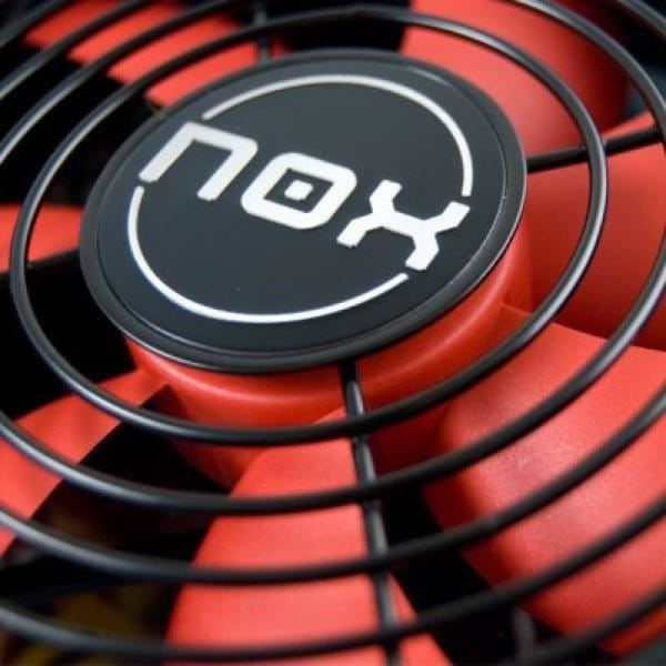 Komponent - Reservedel / Intern Strømforsyning / Intern Strømforsyning - NOX NXS650 ATX 65 Strømforsyning Sort, Rød