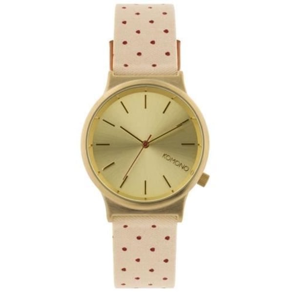 Klocka - Komono - Wizard Print - Polkadot Sand - Analog - Dam Polkadot Sand