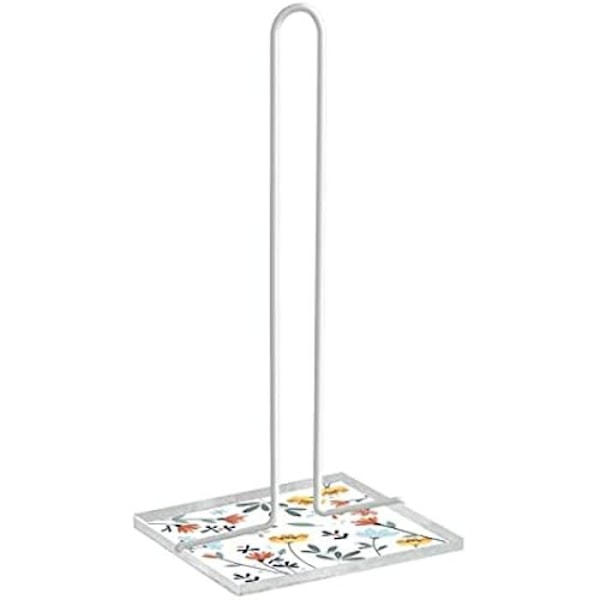 Køkkenpapirdispenser - VERSA - Selene - Metal Stål Træ - Flerfarvet - 16,5 x 31 x 13 cm Flerfärgad