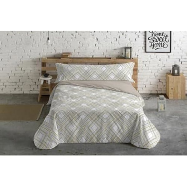 Hosteline Lineas 3-osainen vuodevaatteet setti 135 cm sängylle, beige Flerfärgad