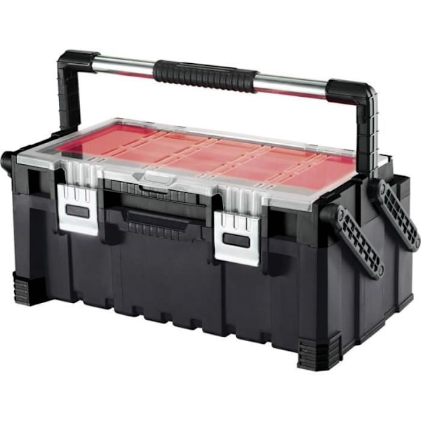 Tomme værktøjskasse - KETER - 237785 - Sort - 240x570x310 mm - Egnet til voksne sort