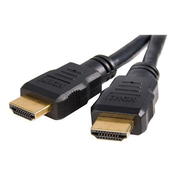 STARTECH HDMI -kaapeli Ultra HD 4K x 2K 1,5 m - HDMI – HDMI-kaapeli - M / M - musta - kullattu