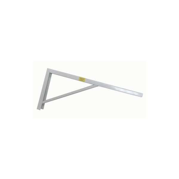 Robuste hvide stålbeslag 18x40cm - GENERISK - Beslag - Stål - Hvide Vit