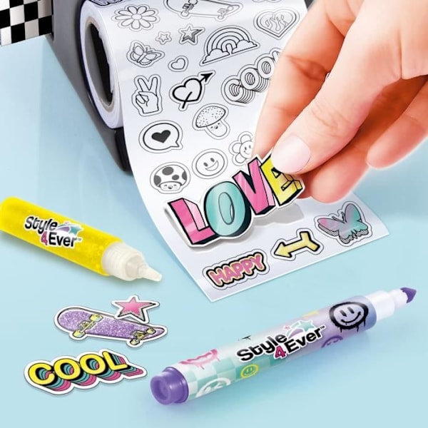 Canal Toys Scrapbooking Studio 3 i 1 Style 4 Ever - Tilpas notesbøger og dekoration Flerfärgad