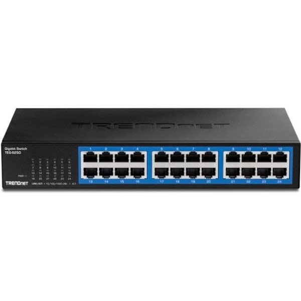 Bordskswitch - Ej specificerad - 24 portar - Extern strömförsörjning - Gigabit Ethernet