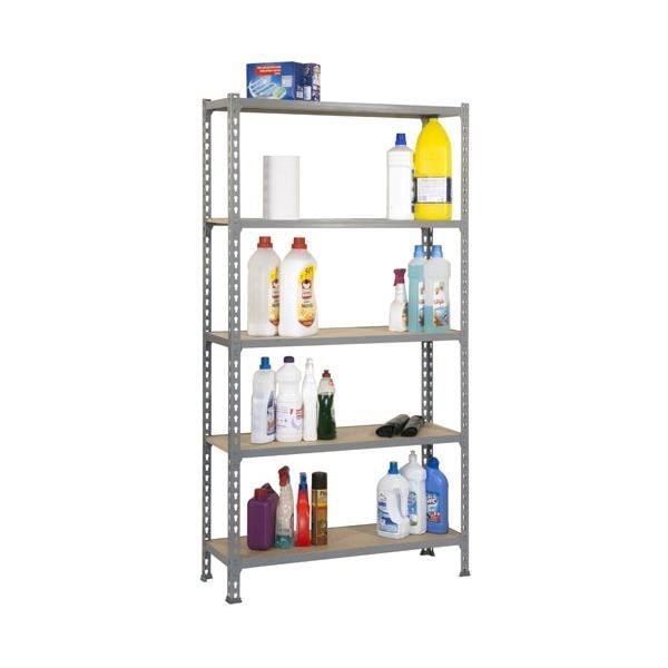 SÆT MADERCLICK MINI 5-400 MØRKEGRÅ-TRÆ, 1800x800x400 mm, Simonrack