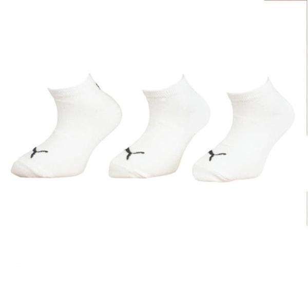 "Jalkapallosukat - Puma - Ohut valkoinen invisi jr - 3 pakkausta - Mukavat - Unisex" Vit 31