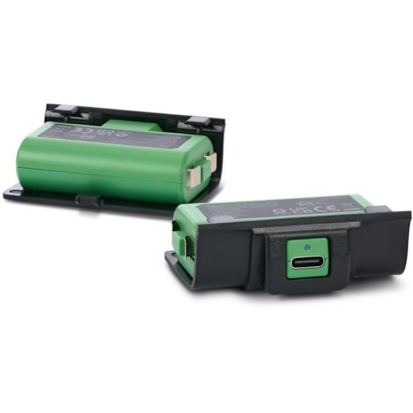Play & Charge Kit - POWER A - XBPW0119-01 - För Xbox Series X|S trådlösa handkontroller - Svart Svart