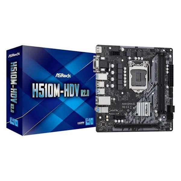 ASROCK H510M-HDV/M Moderkort