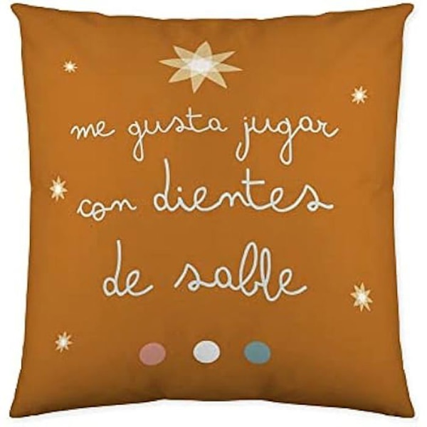 Kuddfodral - HACIENDO EL INDIO - Ice Age - 40 x 40 cm - 100% bomull - Vändbar
