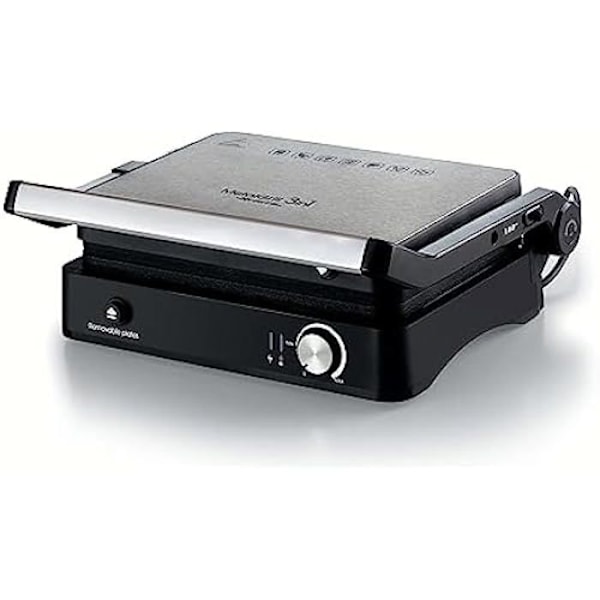 Ariete 1934 2000 W smörgåsmaskin, maximal non-stick och bättre rengöring, öppning vid 180 ° C (2000 W)