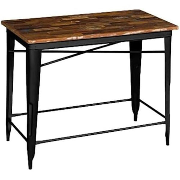 Spisebord - HOME ESPRIT - Rektangulært - Træ og metal - 120 x 66 x 102 cm - Flerfarvet Flerfärgad