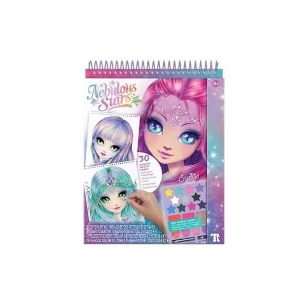 Kreativt sminkset - Make-up artist - Rosa - För barn från 8 år - Unisex - 23x2,7x30cm