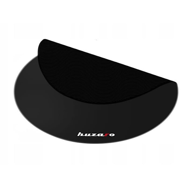 Huzaro Floormat 3.0 Gamer Stoleunderlag - Holdbar og Modstandsdygtig - Sort - 120cm - Neopren svart