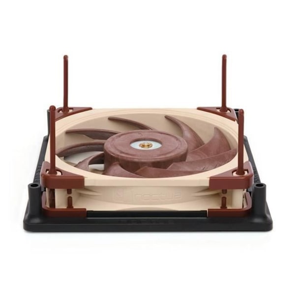 NOCTUA tuuletinsarja A NF-A12 x 25 PWM virtausputkilla 120 x 120 x 25 mm - 4-nastainen - 2000 RPM - SS02 Ruskea