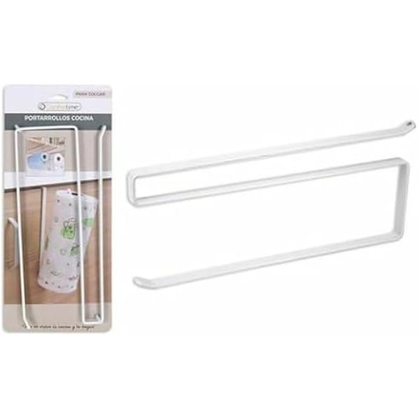 Køkkenrulleholder - CONFORTIME - Flerfarvet - Metal - 34,5 x 19 x 15 cm - Sæt med 12 stk. Flerfärgad