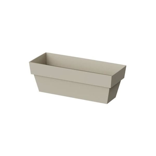 Jardinière Limited 12x30cm Ecru Plastiken - GENERISK - Vit - Jardinière - Plastik - Rektangulär Vit