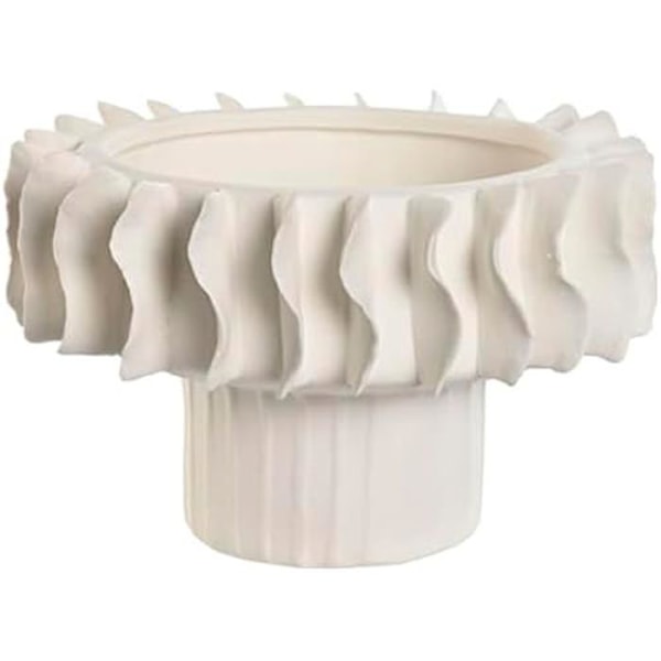 Centerpiece - HOME ESPRIT - Ondas model - Hvid - Flerfarvet - 22 x 22 x 14 cm
