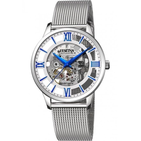 Ur - Festina - F20534-1 - Automatisk - Rustfrit stål - 5 ATM vandtæthed Pengar