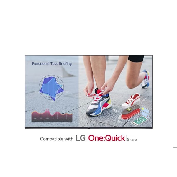 LG - Professionel skærm 50UL3J UHD 4K - WebOS 6.0 - Sensorer - QuickShare