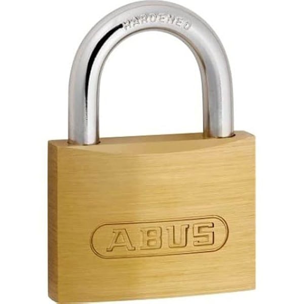 Lås - ABUS - KA7122 - Messing 20mm - Identiske nøgler - Nøglelås Gul