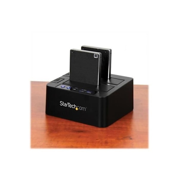 StarTech.com Standalone USB 3.1 (10 Gbps) duplikator til 2,5" eller 3,5" SATA-harddiske (SDOCK2U313R)