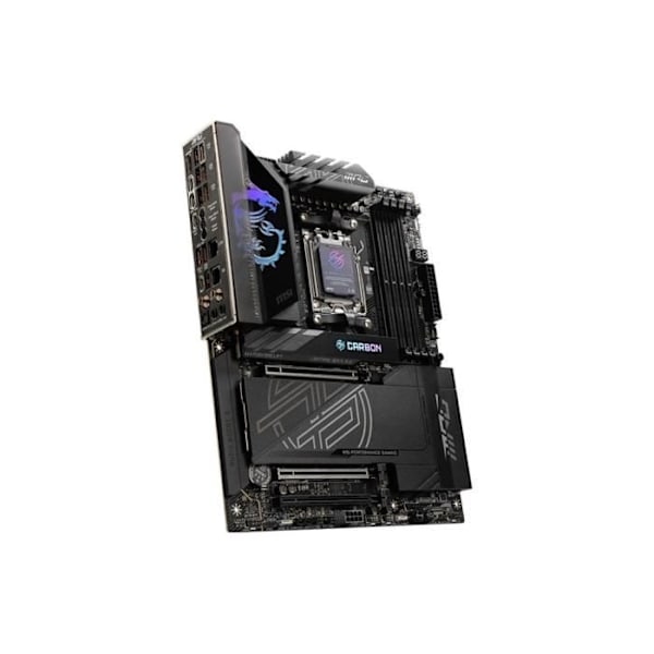 Moderkort - MSI - MPG X870E CARBON WIFI - Wi-Fi 7, 5G LAN, USB 40 Gb/s, RGB LED, extra PCIe