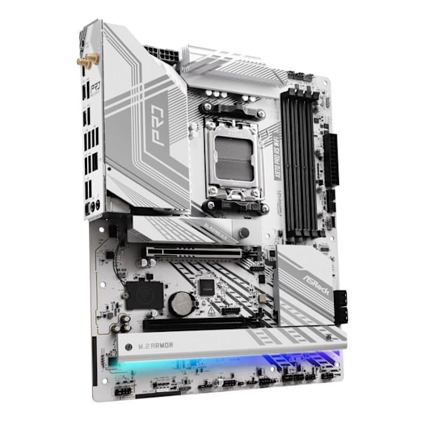 Moderkort - ASROCK - X870E Pro RS WiFi - Indbygget WiFi - DDR4 SDRAM - ATX