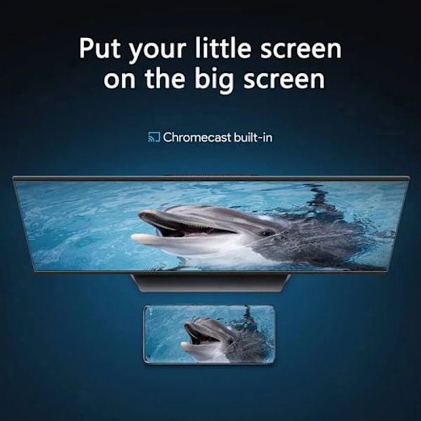 TV Stick 4K - XIAOMI - Android TV™ 11 - 2 Gt RAM-muistia - 8 Gt tallennustilaa - Dolby Atmos™