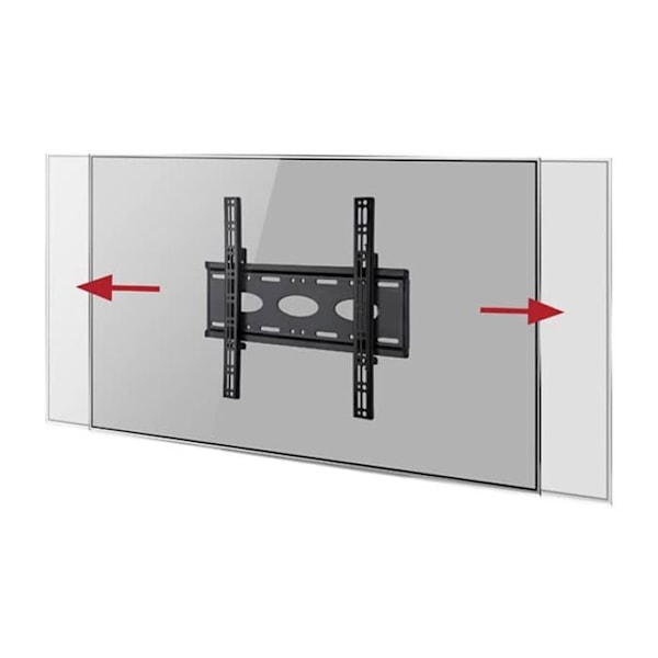 Support TV Mural - B-tech - BT8441/B - Sort - Metal - VESA 4 - Skærm op til 55 tommer