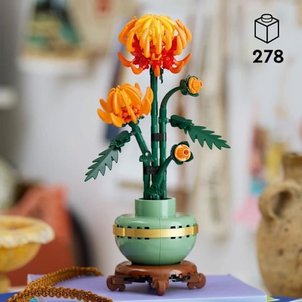 LEGO® Icons 10368 Krysantemum - byggbart blomsterdekorationsset för vuxna mångfärgad