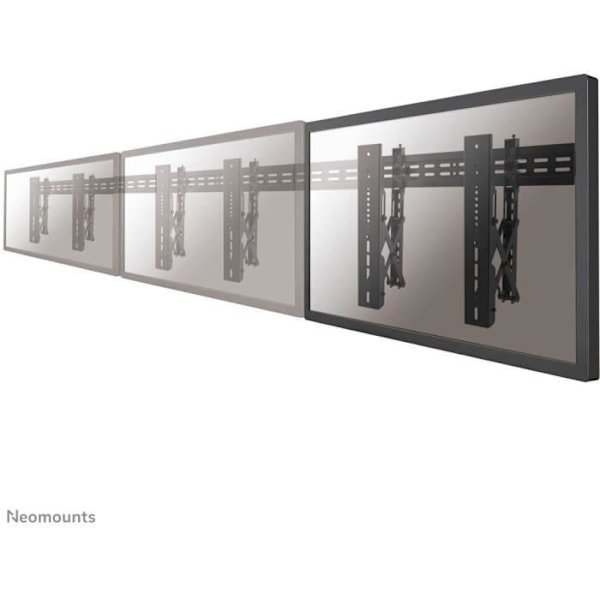 NEWSTAR LED-VW100BLACK Vægmontering - Til fladskærme op til 60" 150 cm - 32" til 60"