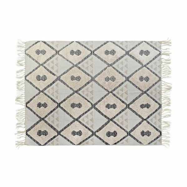 Modern bomullspolyestermatta DKD Home Decor beige