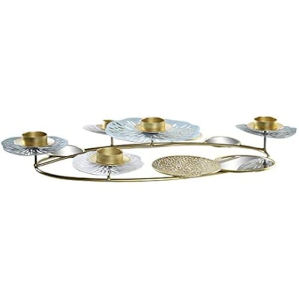 Ljusstake - DKD Home Decor - Dorado - Metall - 54 x 33 x 8 cm Dorado