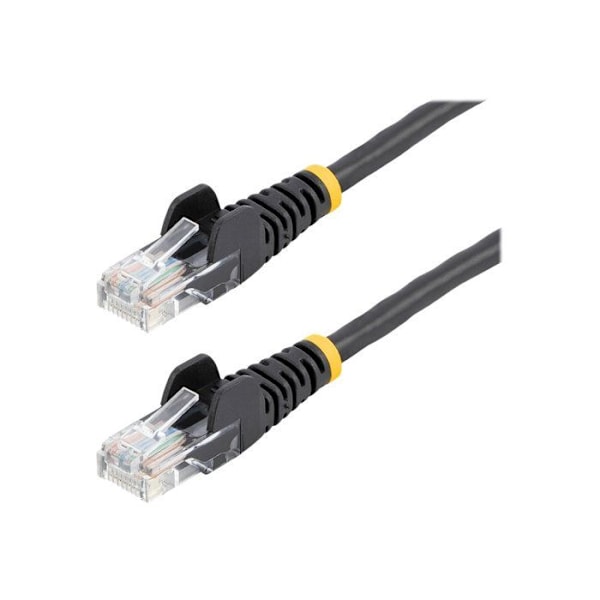5m Hookless Cat5e UTP netværkskabel - STARTECH - Sort - Crosstalk Reduction - PVC